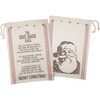 Cotton Santa Give Back Sack Merry Christmas - 21.5 Inch x 32.5 Inch from Primitives by Kathy