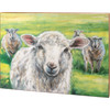 Farmhouse Sheep In Field Decorative Wooden Box Sign Wall Décor 26 Inch from Primitives by Kathy