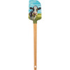 Double Sided Silicone Spatula - Dairy Cow With A Mouthful of Hay - Wooden Handle from Primitives by Kathy