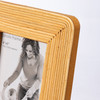 Bohemian Style Rattan Design Wooden Photo Frame - Holds 4x6 Photo from Primitives by Kathy