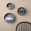 Set of 3 Round Metal Wall Pocket Shelves (Various Sizes) from Primitives by Kathy