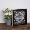 Love You To The Moon And Back Decorative LED Lighted Wooden Box Sign 8x9 from Primitives by Kathy