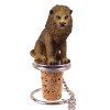 Hand Painted Animal Wine Bottle Stopper - Lion From Conversation Concepts