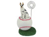 Dog Lover Desktop Hand Painted Baseball Memo Holder - Great Dane Harlequin From Conversation Concepts
