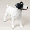 Dog Lover Hand-painted Figurine - Jack Russell Terrier Black & White W/rough Coat Standard From Conversation Concepts