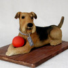 Dog Lover Hand-painted Figurine - Airedale My Dog From Conversation Concepts