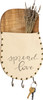 Spread Love Decorative Wooden Wall Pocket With Hooks from Primitives by Kathy