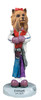 Dog Lover Hand-painted Figurine - Yorkshire Terrier Skier Doogie Collectible From Conversation Concepts