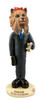 Dog Lover Hand-painted Figurine - Yorkshire Terrier Businessman Doogie Collectible From Conversation Concepts