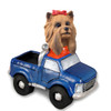 Dog Lover Hand-painted Figurine - Yorkshire Terrier Pickup Doogie Collectible From Conversation Concepts