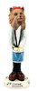 Dog Lover Hand-painted Figurine - Yorkshire Terrier Drummer Doogie Collectible From Conversation Concepts