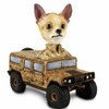 Dog Lover Hand-painted Figurine - Chihuahua Tan/white Hummer Doogie Collectible From Conversation Concepts