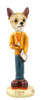 Dog Lover Hand-painted Figurine - Chihuahua Tan/white Coach Doogie Collectible From Conversation Concepts
