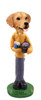 Dog Lover Hand-painted Figurine - Golden Retriever Las Vegas Doogie Collectible From Conversation Concepts