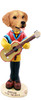 Dog Lover Hand-painted Figurine - Golden Retriever Viva Mexico Doogie Collectible From Conversation Concepts