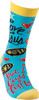 I Love Jesus But I Cuss A Little Colorfully Printed Cotton Socks from Primitives by Kathy