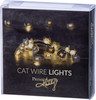 Cat Themed String Wire Lights (Battery Operated) 42 Inch from Primitives by Kathy