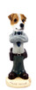 Dog Lover Hand-painted Figurine - Jack Russell Terrier Police Doogie Collectible From Conversation Concepts