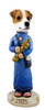 Dog Lover Hand-painted Figurine - Jack Russell Terrier Actress Doogie Collectible From Conversation Concepts