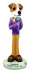 Dog Lover Hand-painted Figurine - Jack Russell Terrier Party Animal Doogie Collectible From Conversation Concepts