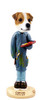 Dog Lover Hand-painted Figurine - Jack Russell Terrier Artist Doogie Collectible From Conversation Concepts