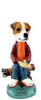 Dog Lover Hand-painted Figurine - Jack Russell Terrier Vacation Doogie Collectible From Conversation Concepts