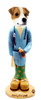 Dog Lover Hand-painted Figurine - Jack Russell Terrier Beautician Doogie Collectible From Conversation Concepts