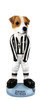 Dog Lover Hand-painted Figurine - Jack Russell Terrier Referee Doogie Collectible From Conversation Concepts