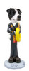 Dog Lover Doogie Collectible Figurine - Jack Russell Terrier Black & White W/smooth Coat Sailor From Conversation Concepts