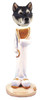 Dog Lover Hand-painted Figurine - Alaskan Malamute Lil' Angel Doogie Collectible From Conversation Concepts