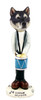 Dog Lover Hand-painted Figurine - Alaskan Malamute Drummer Doogie Collectible From Conversation Concepts