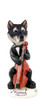 Dog Lover Hand-painted Figurine - Alaskan Malamute Cellist Doogie Collectible From Conversation Concepts