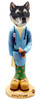 Dog Lover Hand-painted Figurine - Alaskan Malamute Beautician Doogie Collectible From Conversation Concepts