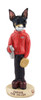 Dog Lover Doogie Collectible Figurine - Rat Terrier Cab Driver From Conversation Concepts