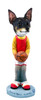 Dog Lover Doogie Collectible Figurine - Rat Terrier Basketball From Conversation Concepts
