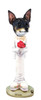 Dog Lover Hand-painted Figurine - Rat Terrier Bride Doogie Collectible From Conversation Concepts