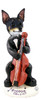 Dog Lover Hand-painted Figurine - Rat Terrier Cellist Doogie Collectible From Conversation Concepts