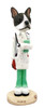 Dog Lover Hand-painted Figurine - Boston Terrier Nurse Doogie Collectible From Conversation Concepts