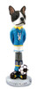 Dog Lover Doogie Collectible Figurine - Boston Terrier Soccer From Conversation Concepts