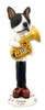 Dog Lover Doogie Collectible Figurine - Boston Terrier Tuba From Conversation Concepts