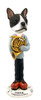 Dog Lover Hand-painted Figurine - Boston Terrier French Horn Doogie Collectible From Conversation Concepts