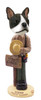 Dog Lover Hand-painted Figurine - Boston Terrier Forest Ranger Doogie Collectible From Conversation Concepts