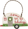 Set of 3 Wooden Camper Shaped Christmas Ornaments (Home For The Holidays) from Primitives by Kathy