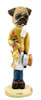 Dog Lover Doogie Collectible Figurine - Pug Brown Chef From Conversation Concepts