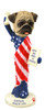 Dog Lover Doogie Collectible Figurine - Pug Brown American From Conversation Concepts