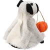 Ghost Dog Holding Jack O Lantern Pumpkin Figurine 4 Inch from Primitives by Kathy