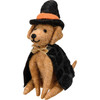 Dog Lover Witch Dog With Cape & Hat Felt Figurine 5 Inch from Primitives by Kathy