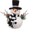 Mr & Mrs Snowman Felt Figurine Set of 2 from Primitives by Kathy