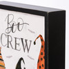 Decorative Inset Wooden Box Sign - Boo Crew - Watercolor Gnomes Design 8x8 from Primitives by Kathy