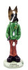 Dog Lover Hand-painted Figurine - Boxer Lucky Dog Doogie Collectible From Conversation Concepts